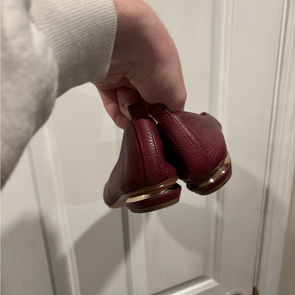 Nicholas Kirkwood Beya Burgundy Flats Women’s Size EU 36 - Picture 3 of 7